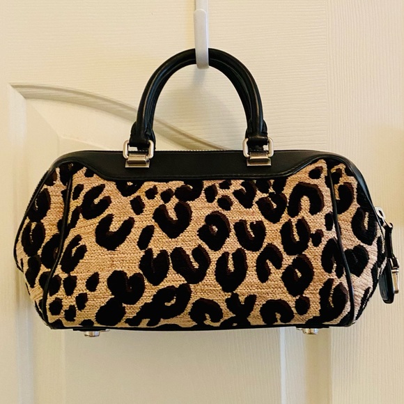 EUC Louis Vuitton Limited Edition Stephen Sprouse Leopard Chenille Baby Bag - Picture 6 of 17